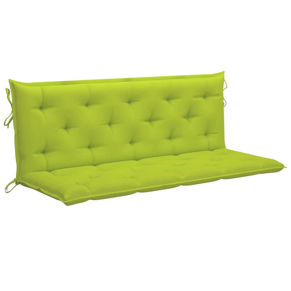 vidaXL Cushion for Swing Chair Bright Green 59.1" Fabric, 315027. Picture 1