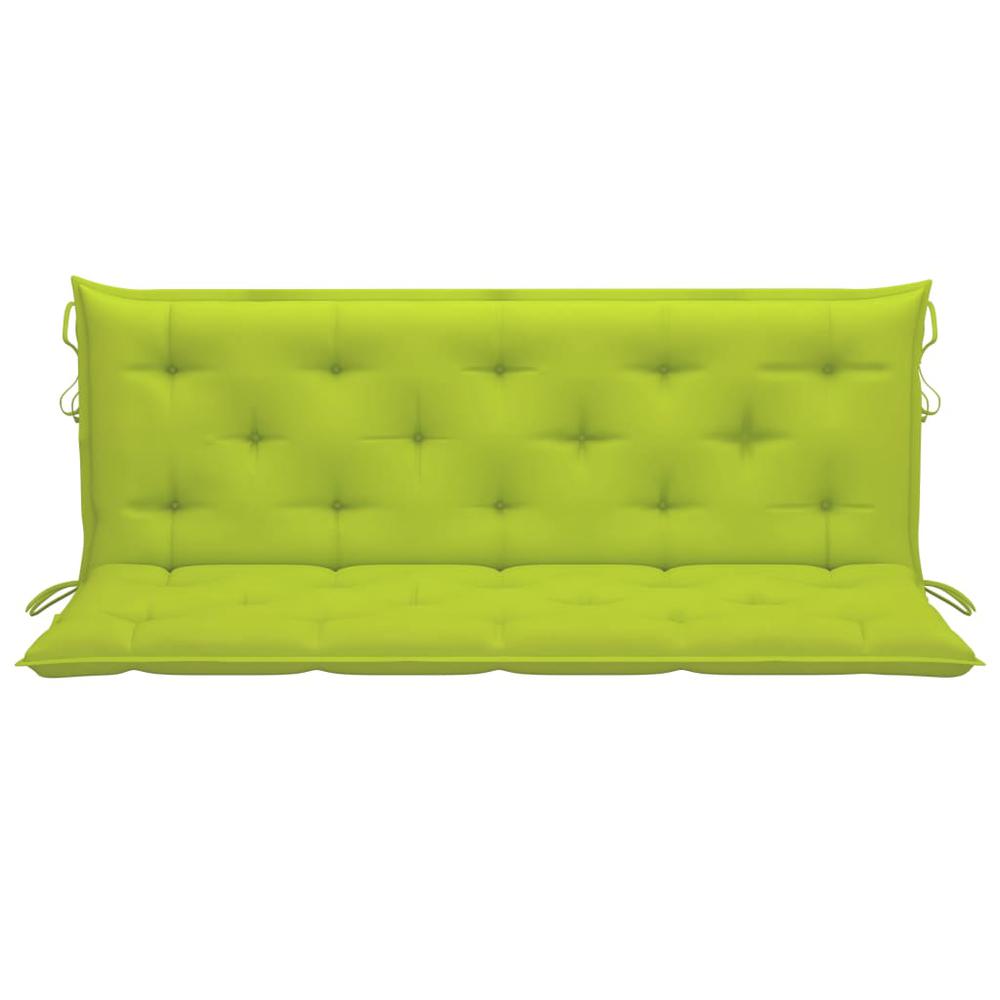 vidaXL Cushion for Swing Chair Bright Green 59.1" Fabric, 315027. Picture 2