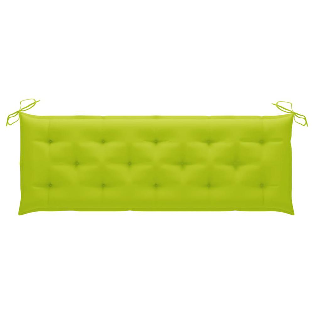 vidaXL Cushion for Swing Chair Bright Green 59.1" Fabric, 315027. Picture 3
