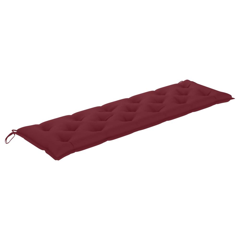 vidaXL Cushion for Swing Chair Wine Red 70.9" Fabric, 315037. Picture 4