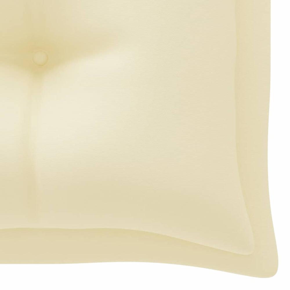 vidaXL Cushion for Swing Chair Cream White 78.7" Fabric. Picture 5