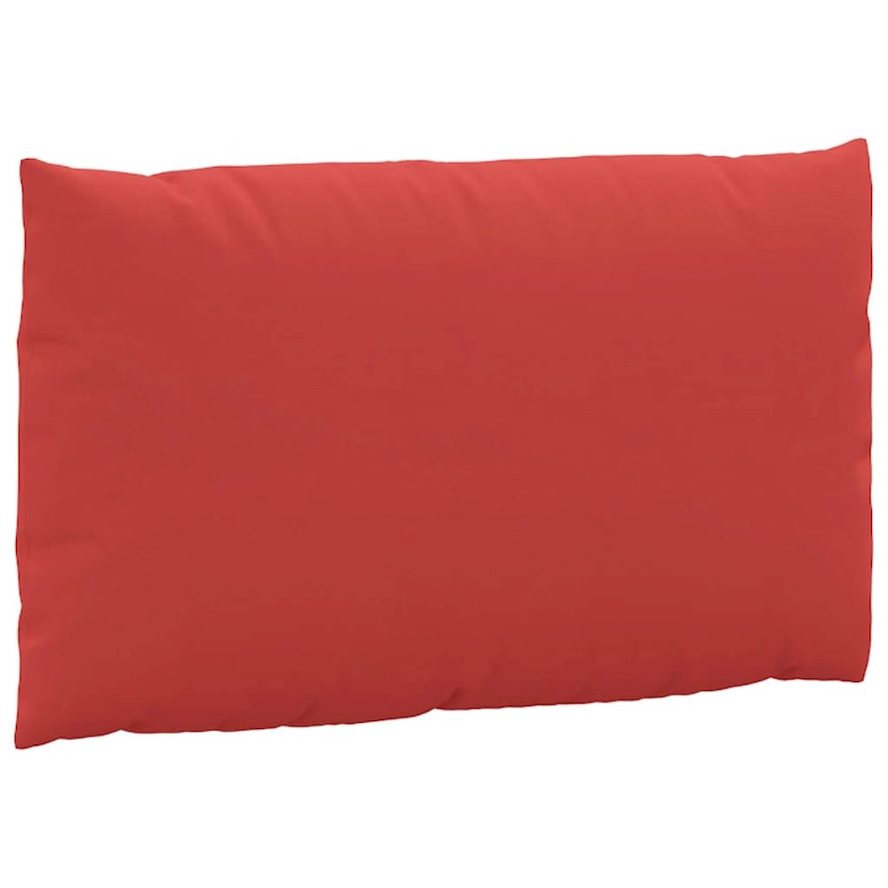 vidaXL Pallet Sofa Cushions 2 pcs Red Fabric, 315058. Picture 6