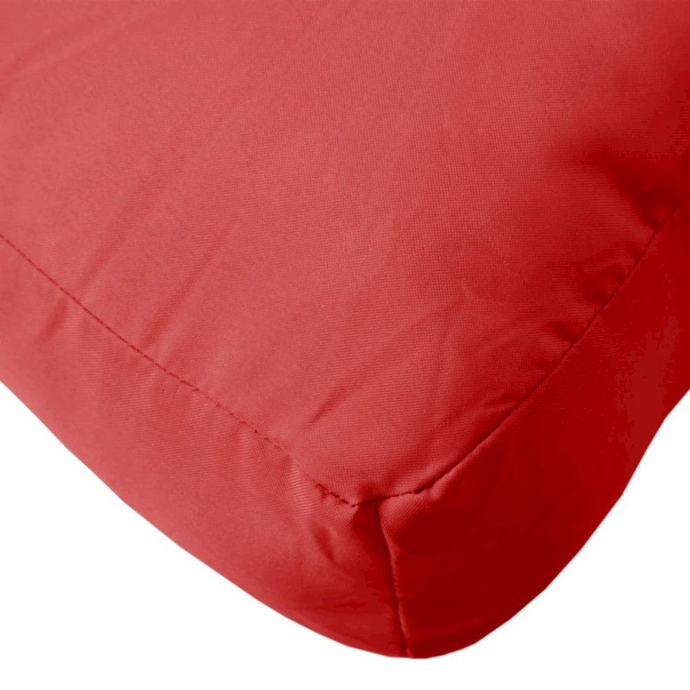 vidaXL Pallet Sofa Cushions 2 pcs Red Fabric, 315058. Picture 8