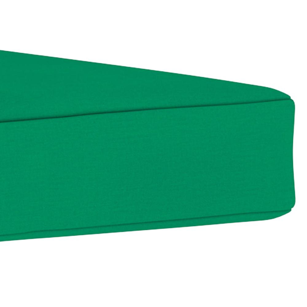 vidaXL Pallet Ottoman Cushion Green Fabric, 315081. Picture 3