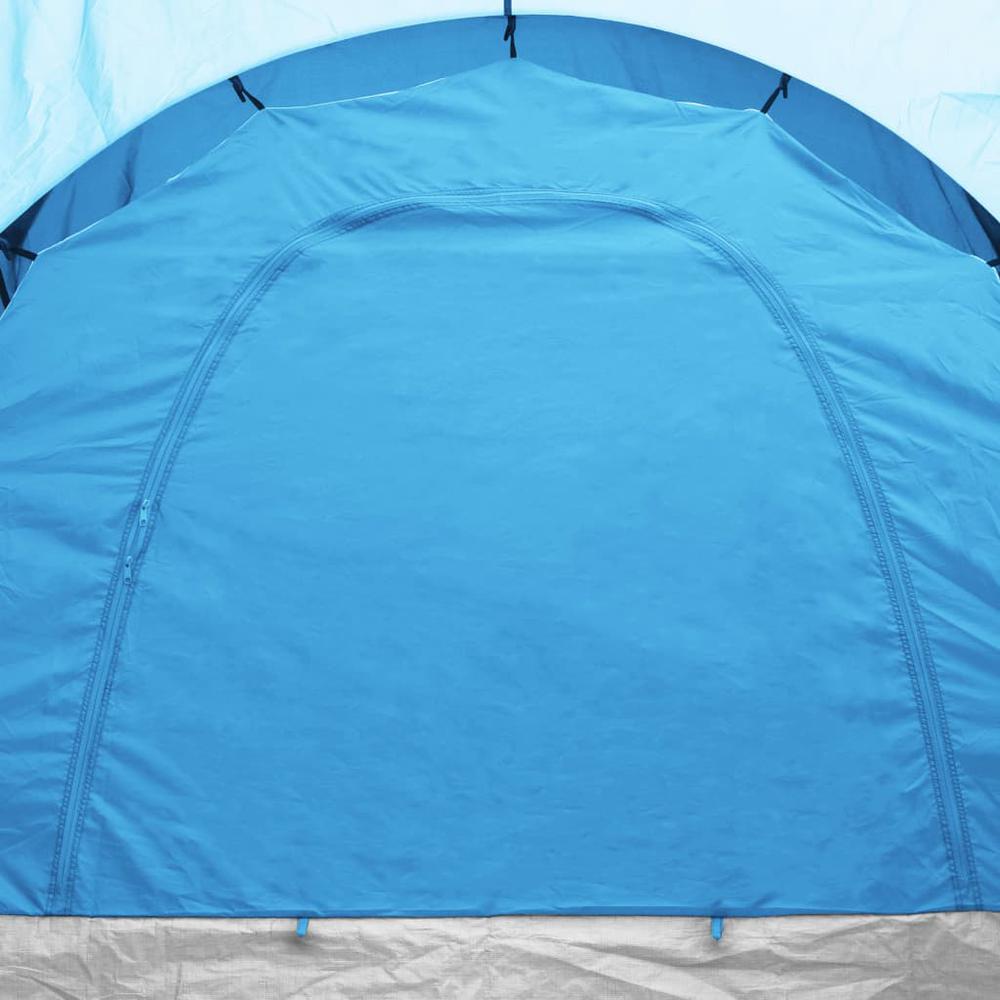 vidaXL Camping Tent 6 Persons Blue and Light Blue. Picture 7