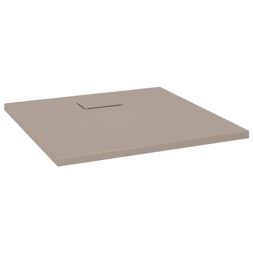 Shower Base Tray SMC Brown 35.4"x35.4". Picture 1