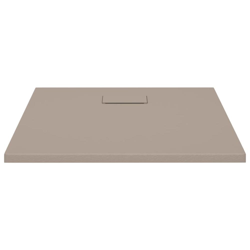Shower Base Tray SMC Brown 35.4"x35.4". Picture 2