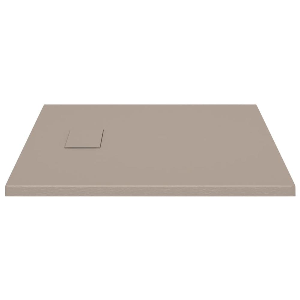 Shower Base Tray SMC Brown 35.4"x35.4". Picture 3