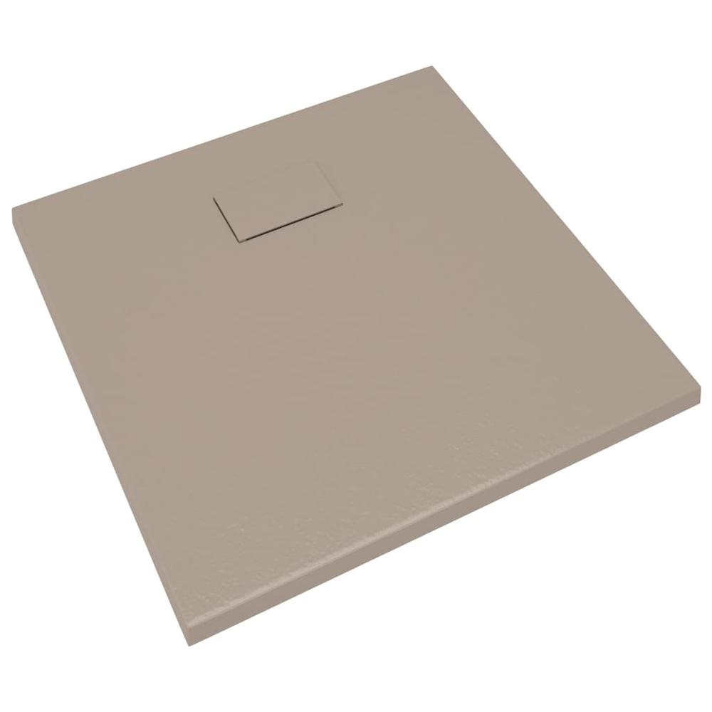 Shower Base Tray SMC Brown 35.4"x35.4". Picture 4