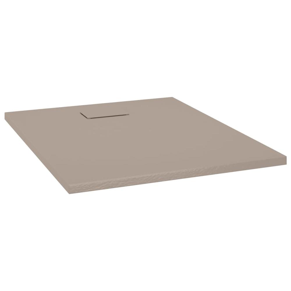Shower Base Tray SMC Brown 39.4"x31.5". Picture 1