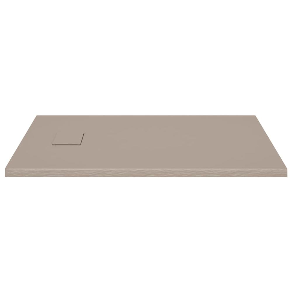 Shower Base Tray SMC Brown 39.4"x31.5". Picture 4
