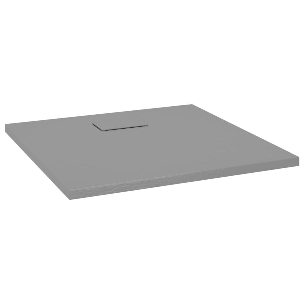 Shower Base Tray SMC Gray 35.4"x35.4". Picture 1