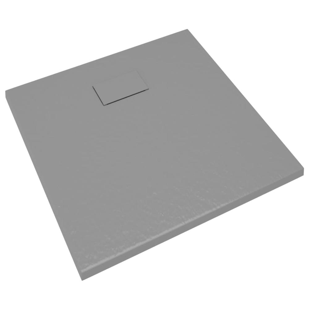Shower Base Tray SMC Gray 35.4"x35.4". Picture 4