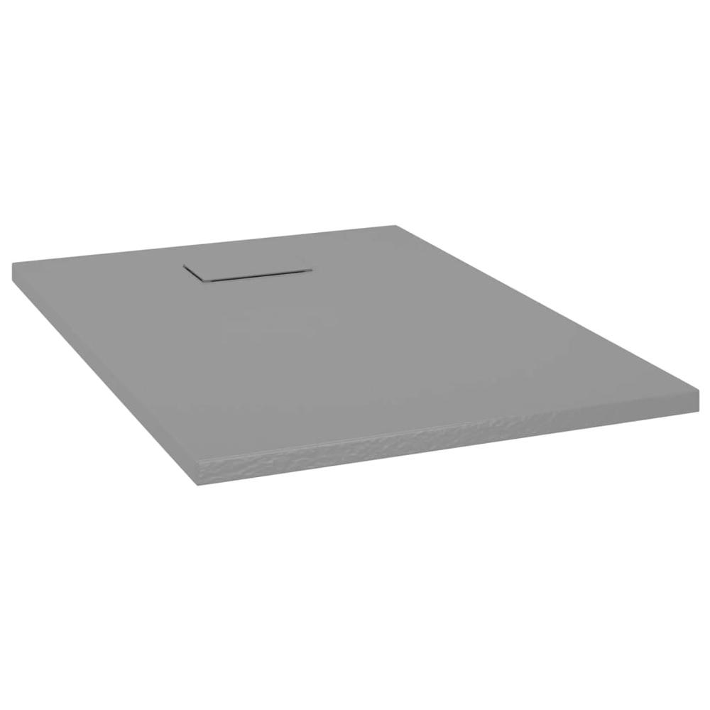 Shower Base Tray SMC Gray 39.4"x27.6". Picture 1