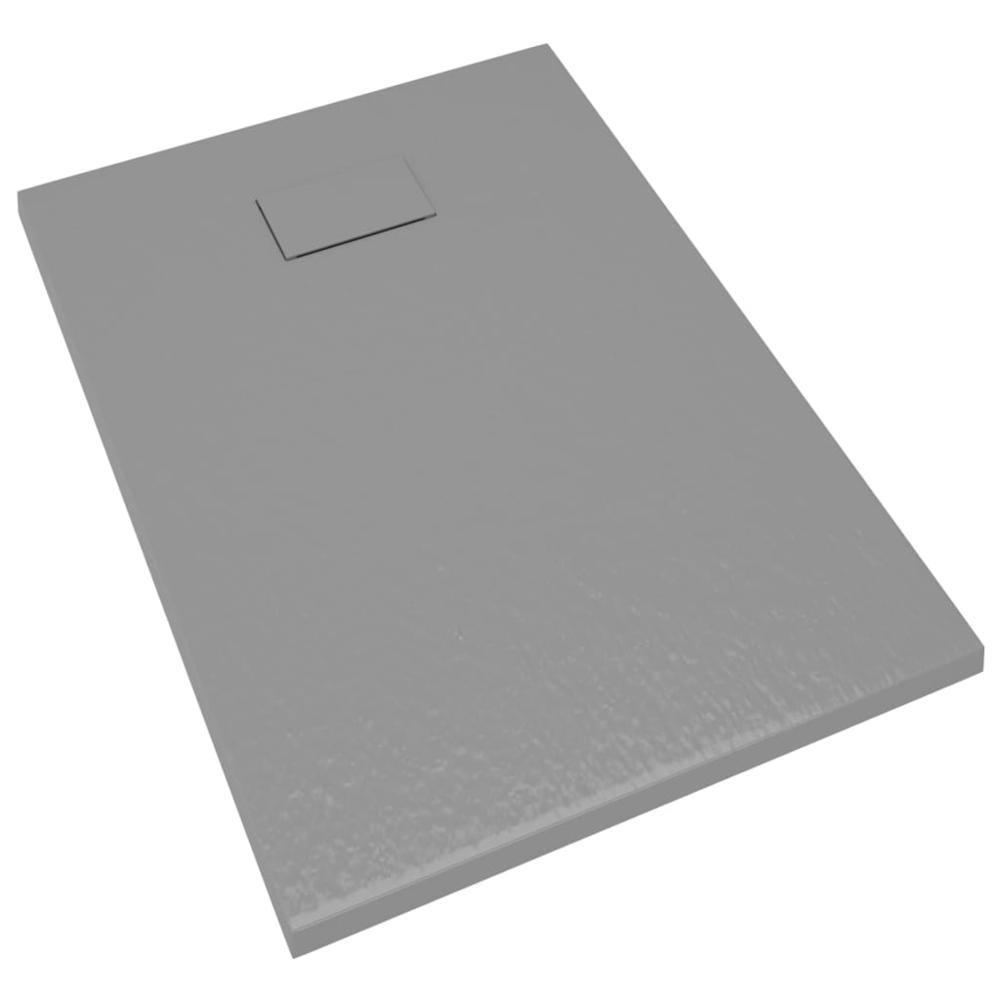Shower Base Tray SMC Gray 39.4"x27.6". Picture 4