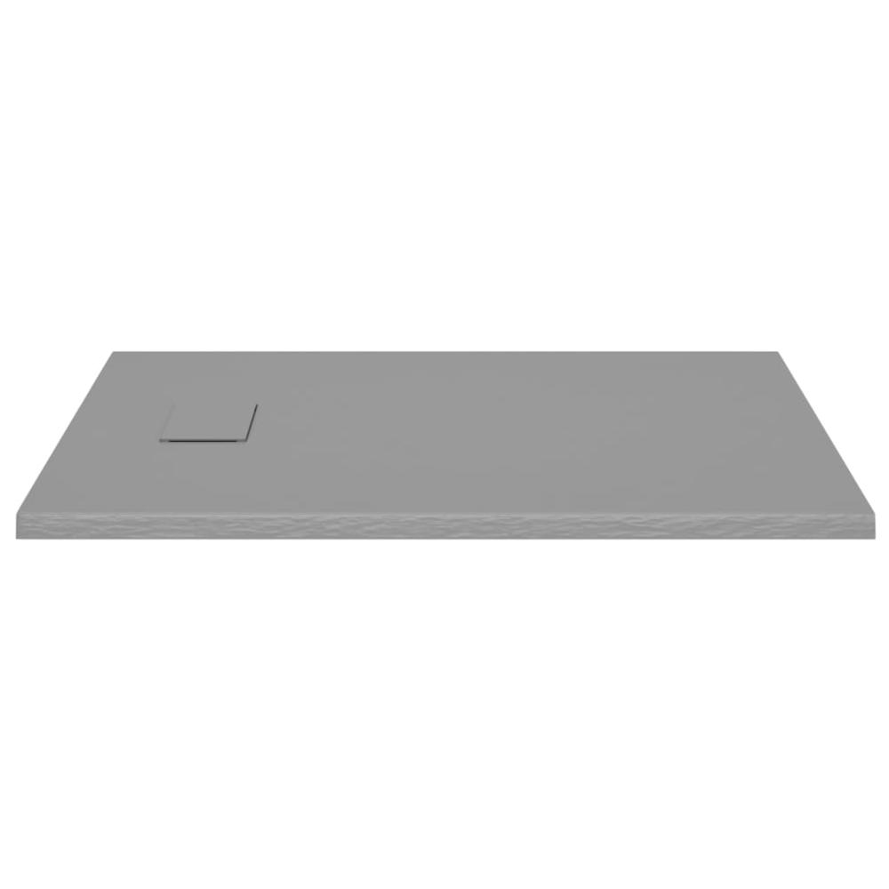 Shower Base Tray SMC Gray 39.4"x31.5". Picture 3