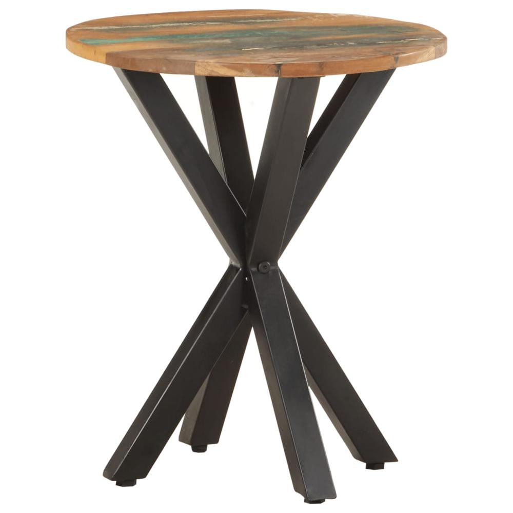 vidaXL Side Table 18.9"x18.9"x22" Solid Reclaimed Wood 0658. Picture 1