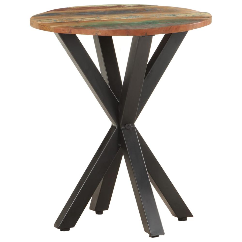 vidaXL Side Table 18.9"x18.9"x22" Solid Reclaimed Wood 0658. Picture 7