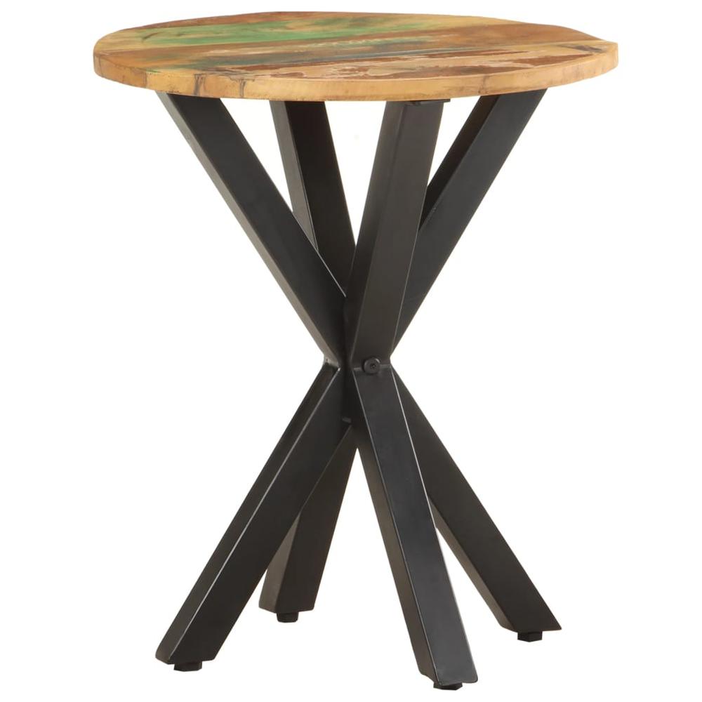 vidaXL Side Table 18.9"x18.9"x22" Solid Reclaimed Wood 0658. Picture 9