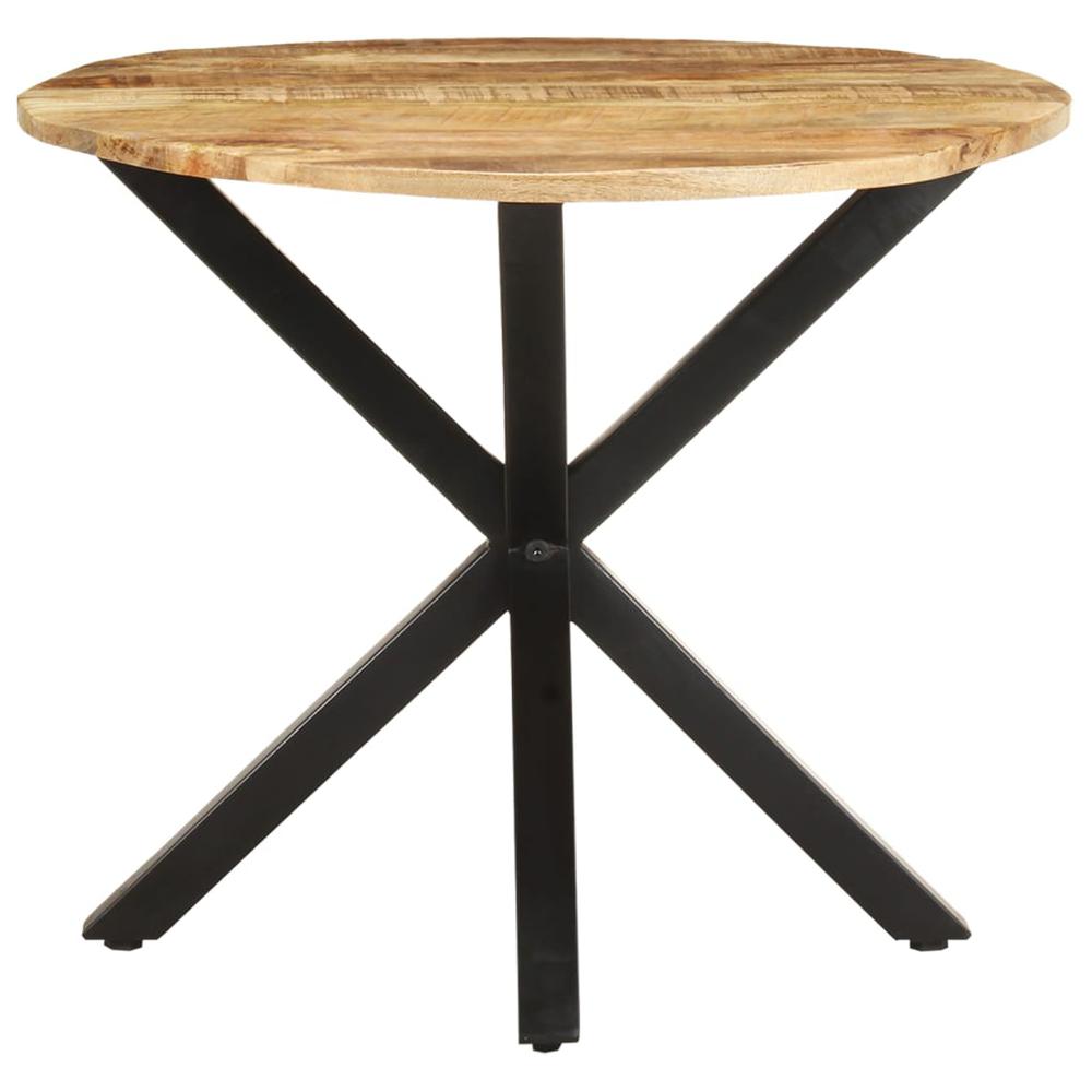 vidaXL Side Table 26.8"x26.8"x22" Solid Mango Wood 0659. Picture 2