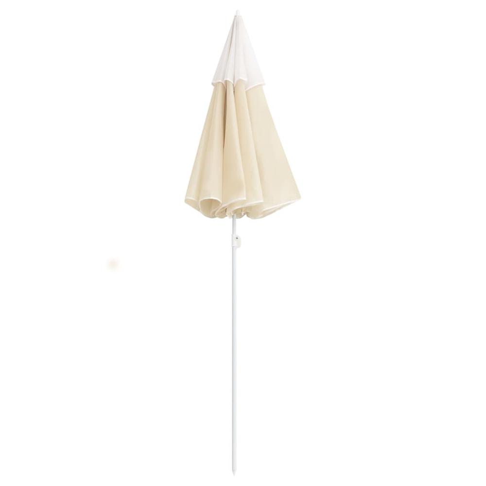 Outdoor Parasol with Steel Pole Sand 70.9". Picture 2