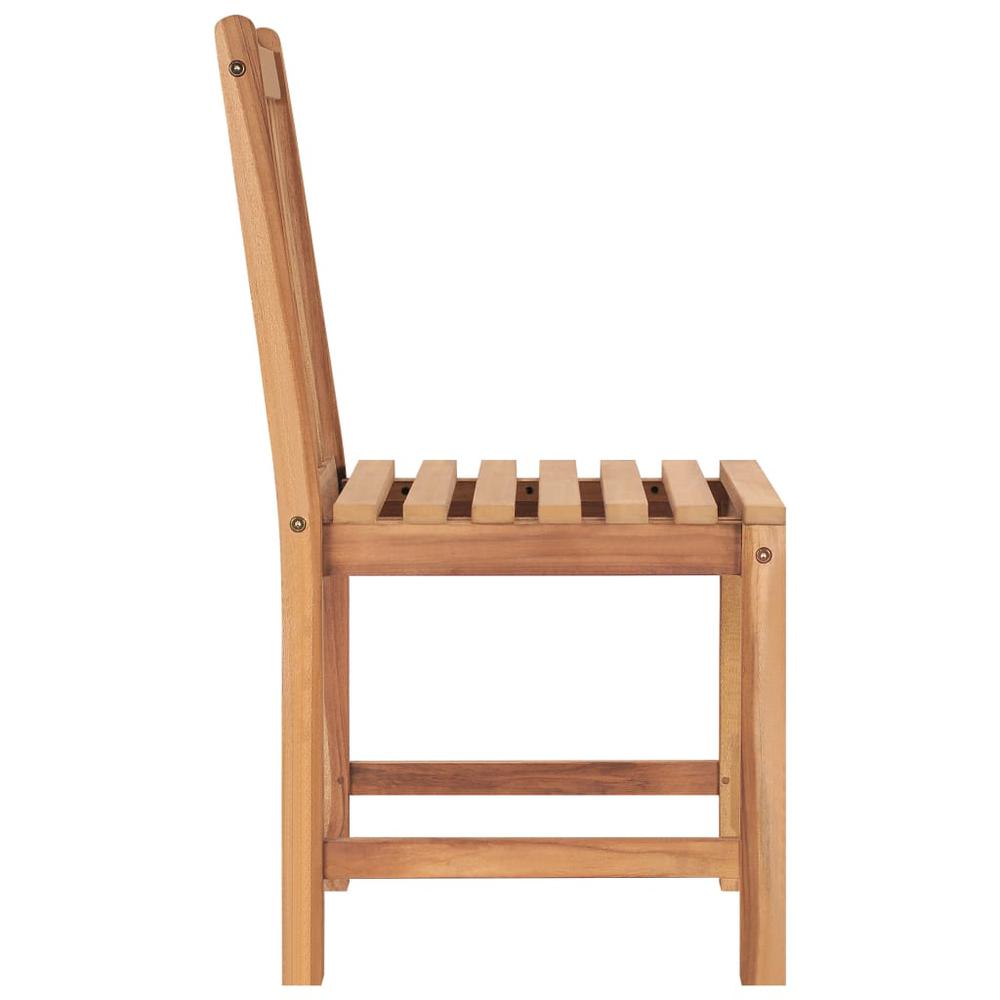 vidaXL Garden Chairs 2 pcs Solid Teak Wood 5611. Picture 4