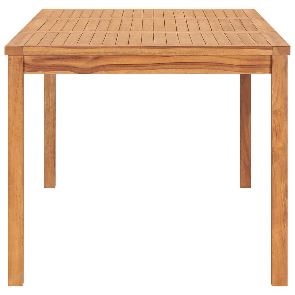 vidaXL Garden Dining Table 70.9"x35.4"x30.3" Solid Teak Wood 5621. Picture 3