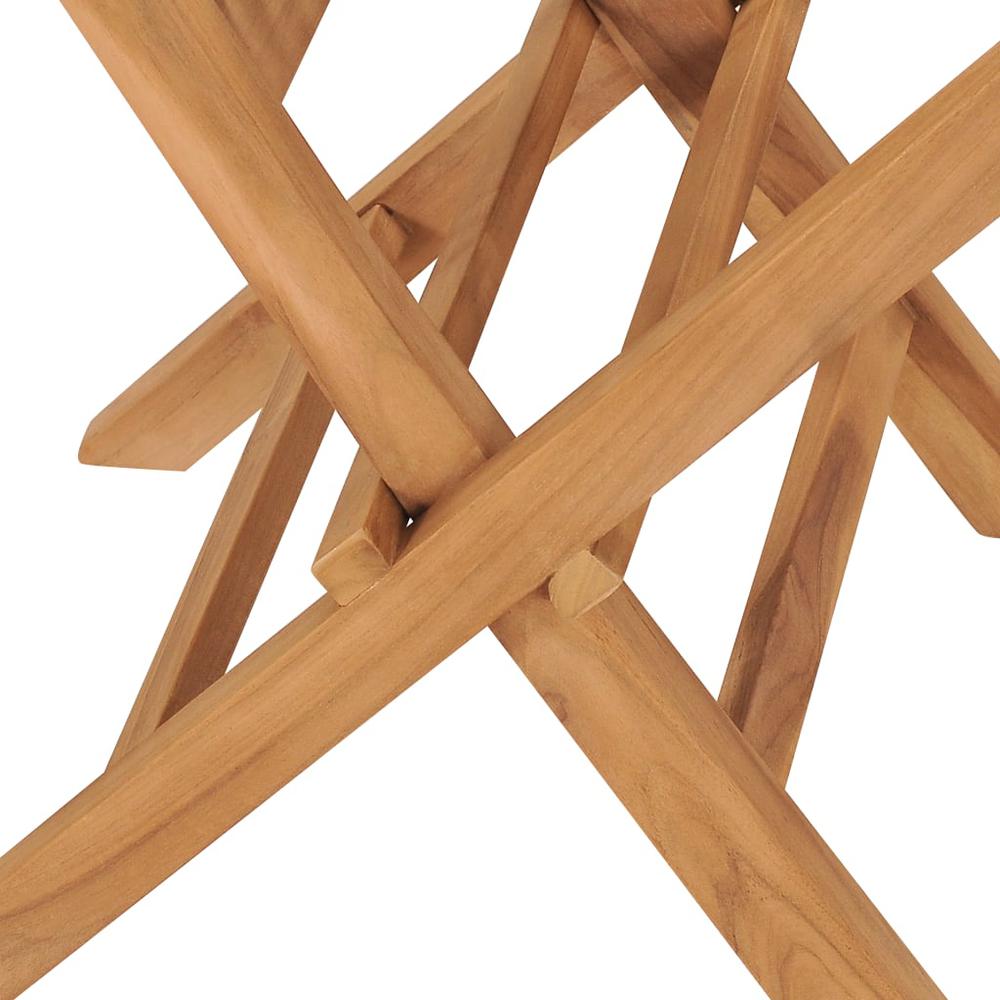vidaXL Folding Patio Chairs 2 pcs Solid Teak Wood, 315441. Picture 8