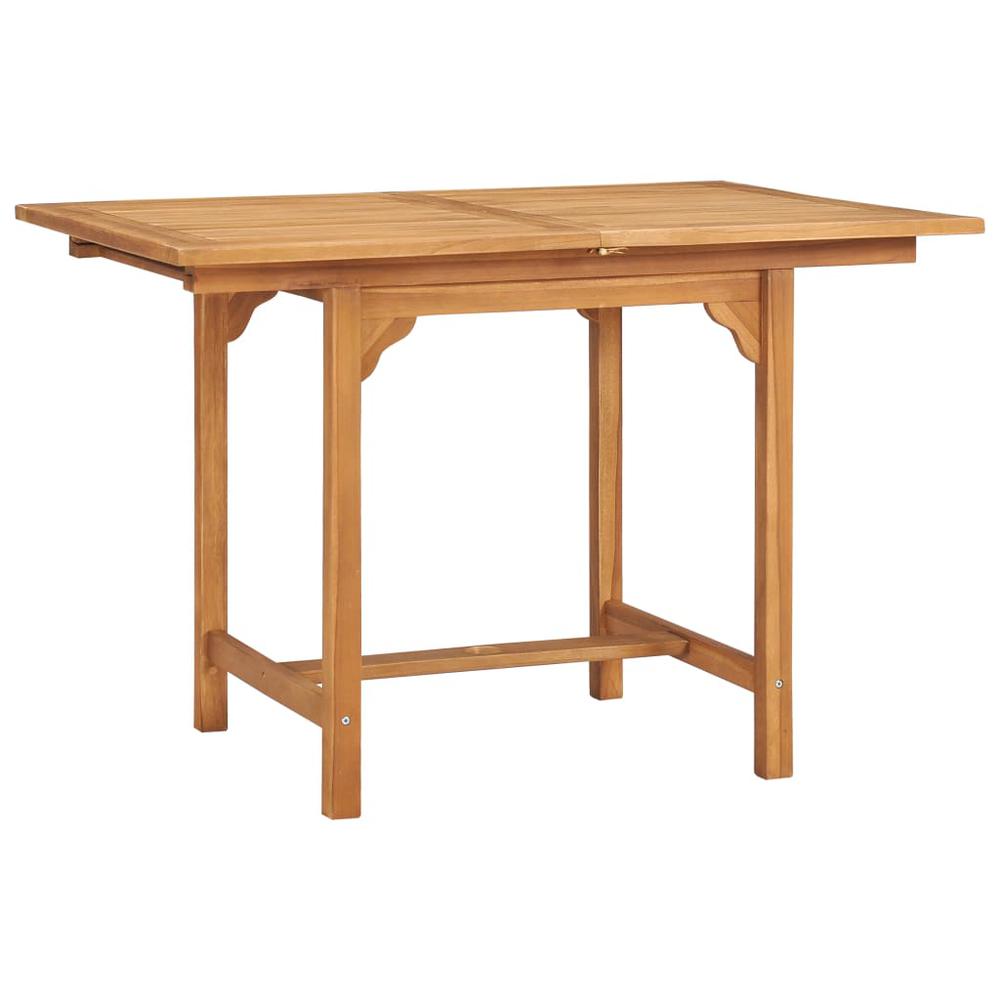 vidaXL 5 Piece Patio Dining Set Solid Teak Wood, 3059595. Picture 7
