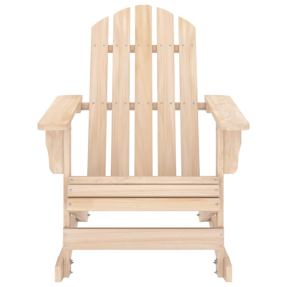 Patio Adirondack Rocking Chair Solid Fir Wood. Picture 1