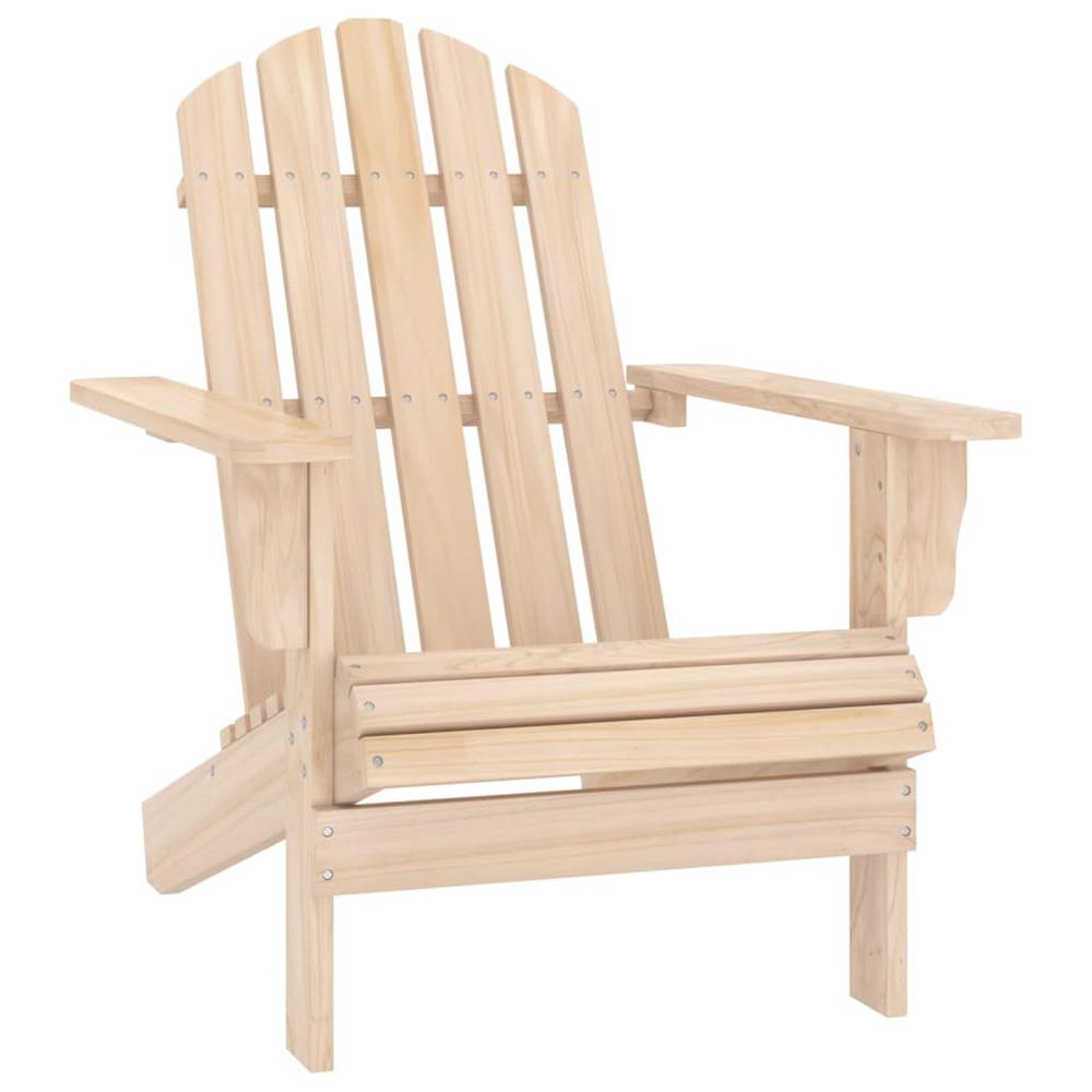 Patio Adirondack Chair with Table Solid Fir Wood. Picture 4
