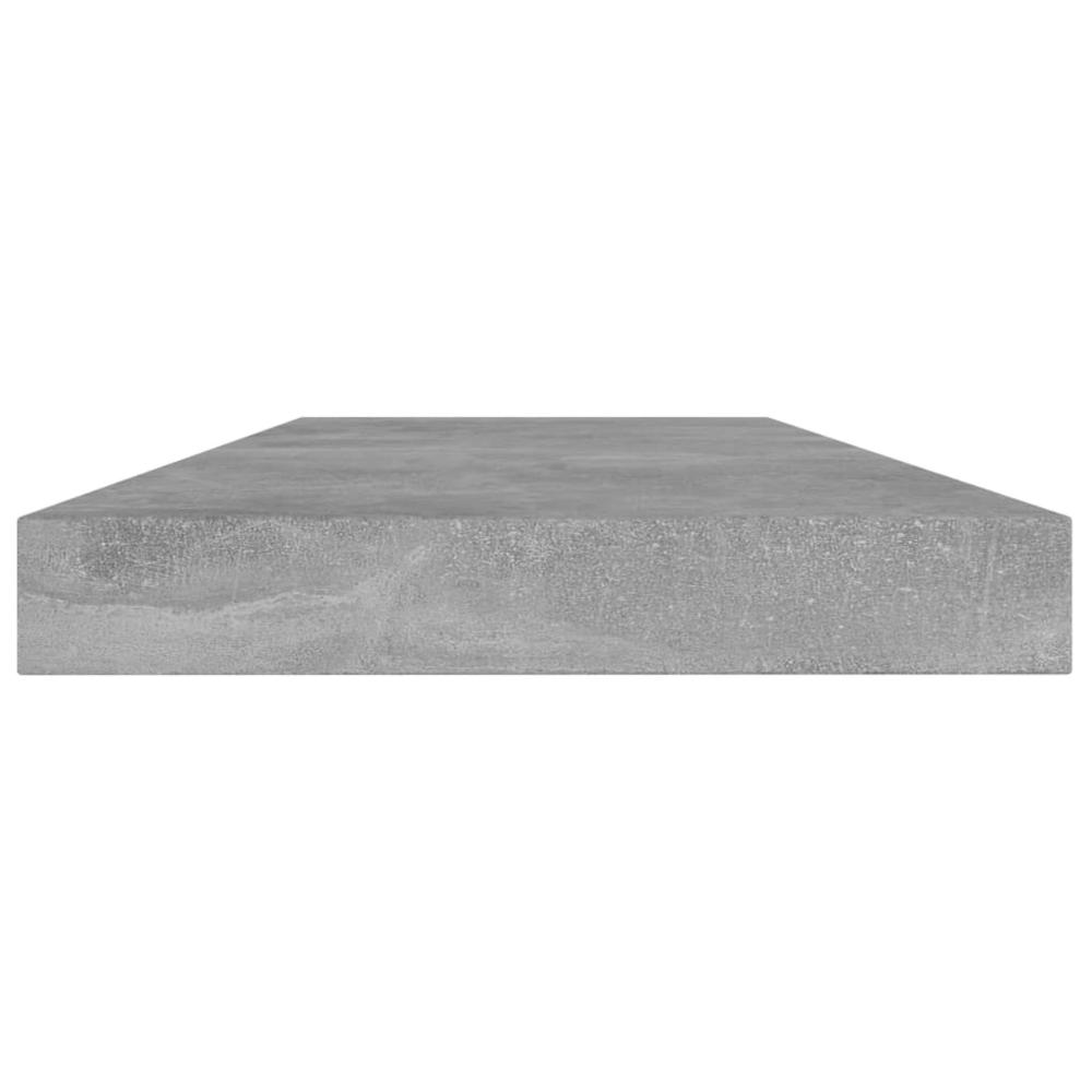 vidaXL Bookshelf Boards 4 pcs Concrete Gray 15.7"x3.9"x0.6" Chipboard, 805130. Picture 3