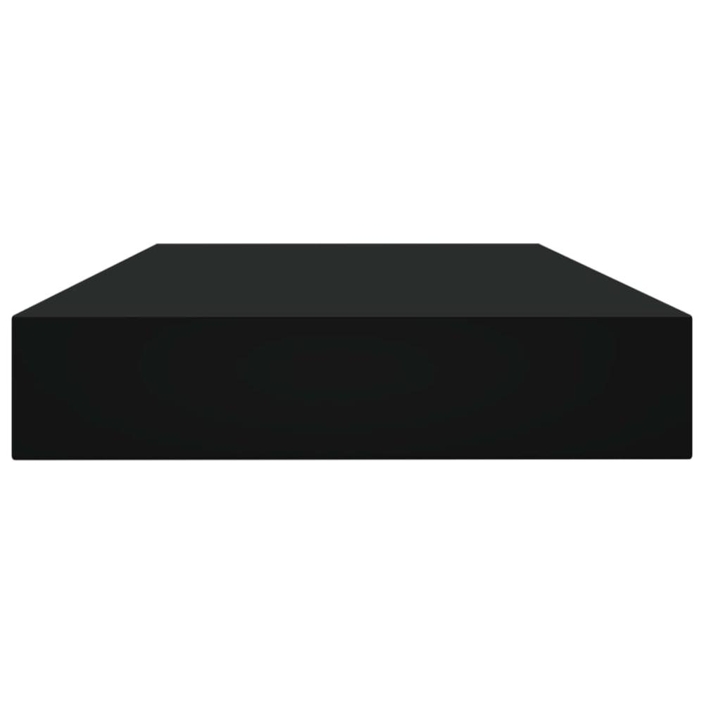 vidaXL Bookshelf Boards 4 pcs Black 39.4"x3.9"x0.6" Chipboard, 805364. Picture 3