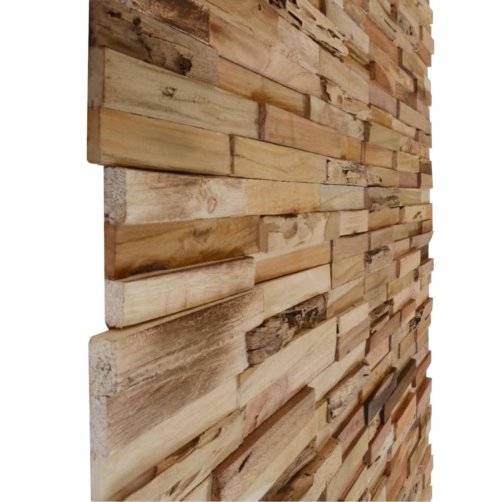 Wall Cladding Panels 10 pcs 11.1 ftÂ² Recycled Teak Wood. Picture 2