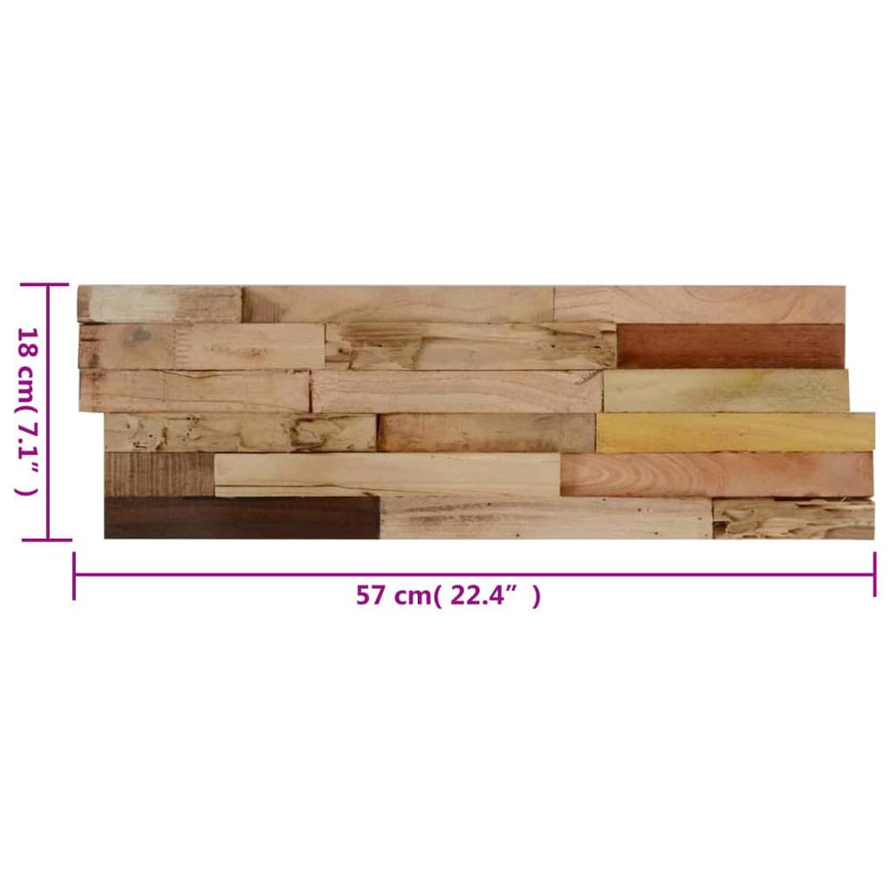 Wall Cladding Panels 10 pcs 11.1 ftÂ² Recycled Teak Wood. Picture 3