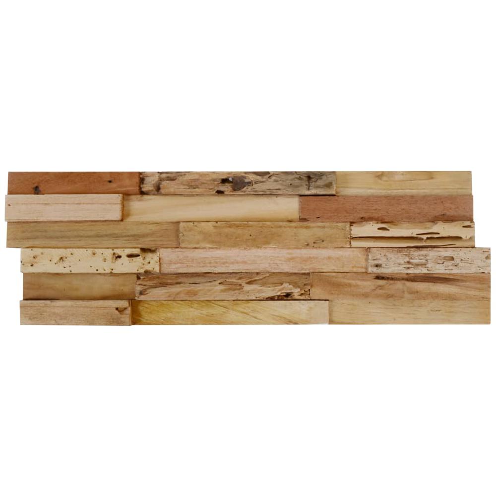 Wall Cladding Panels 10 pcs 11.1 ftÂ² Recycled Teak Wood. Picture 6