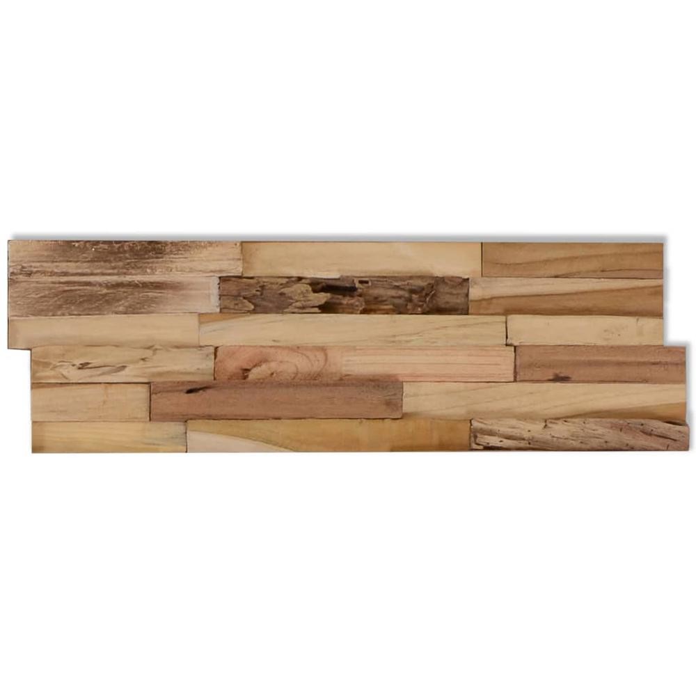 Wall Cladding Panels 10 pcs 11.1 ftÂ² Recycled Teak Wood. Picture 7