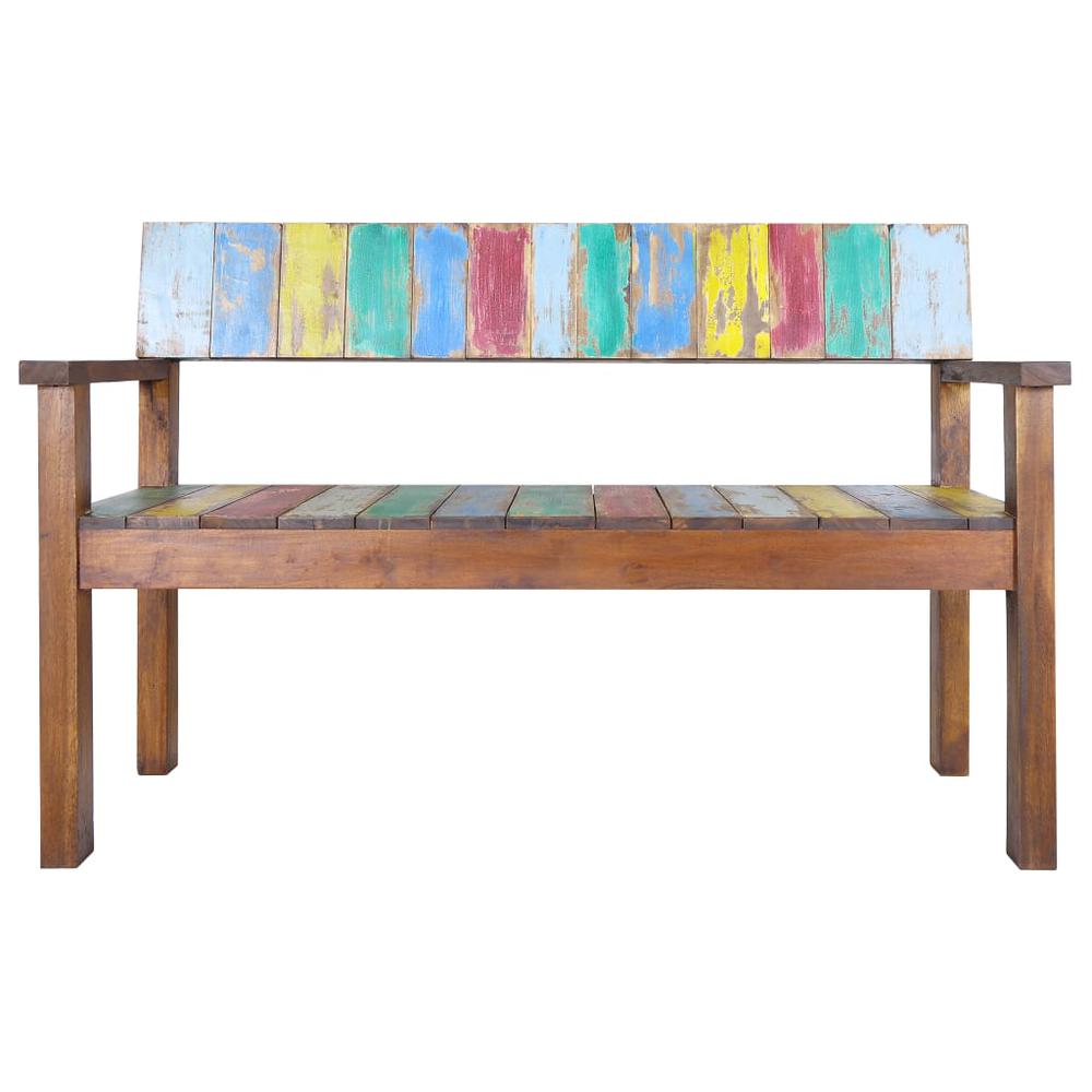 Bench 45.3" Solid Reclaimed Wood. Picture 1