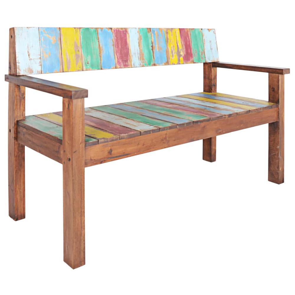 Bench 45.3" Solid Reclaimed Wood. Picture 10
