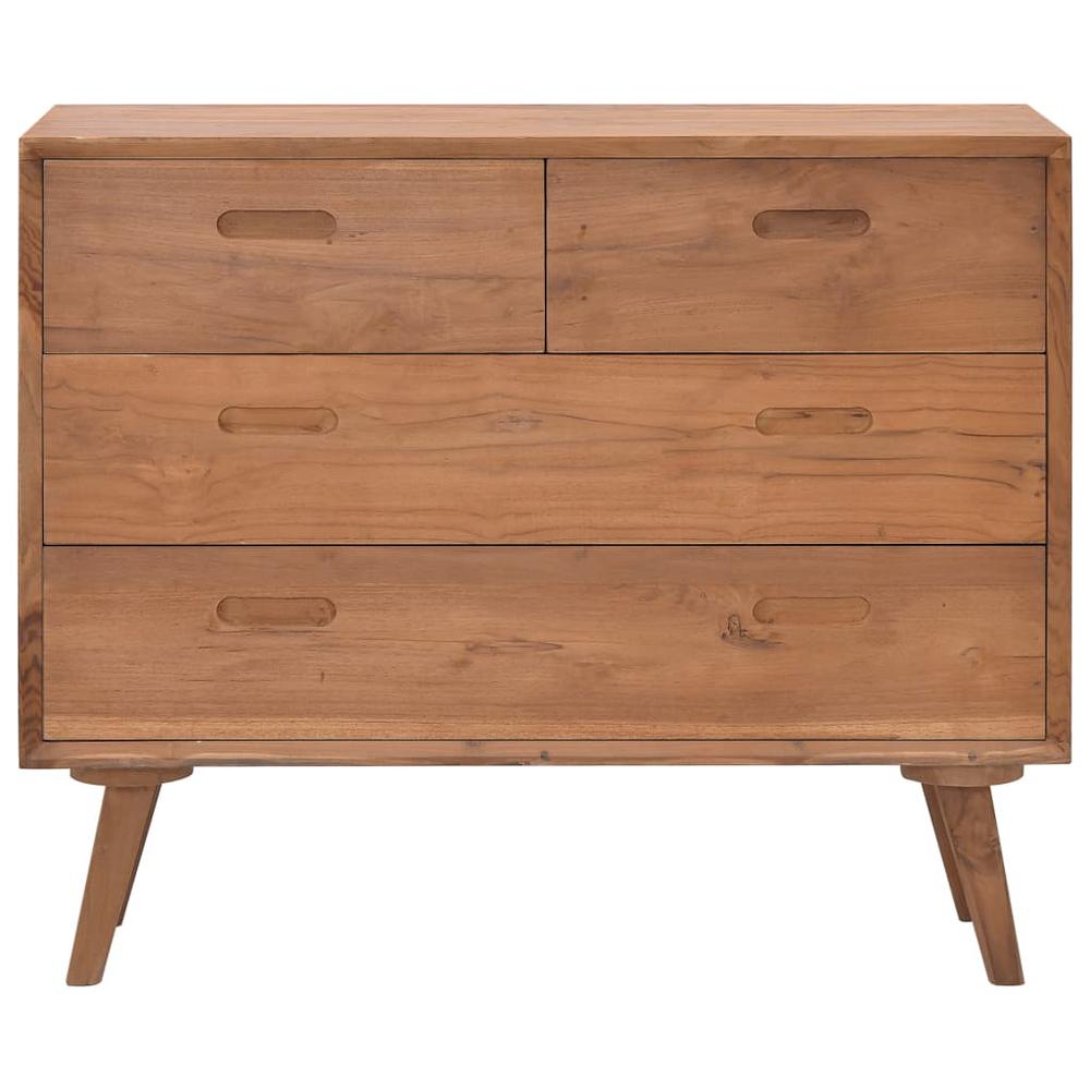 Chest of Drawers 35.4"x13.8"x29.5" Solid Teak Wood. Picture 1