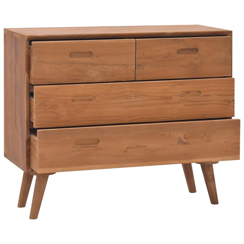 Chest of Drawers 35.4"x13.8"x29.5" Solid Teak Wood. Picture 4