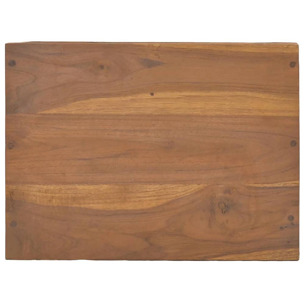 vidaXL Bedside Cabinet 15.7"x11.8"x17.7" Solid Teak Wood. Picture 8