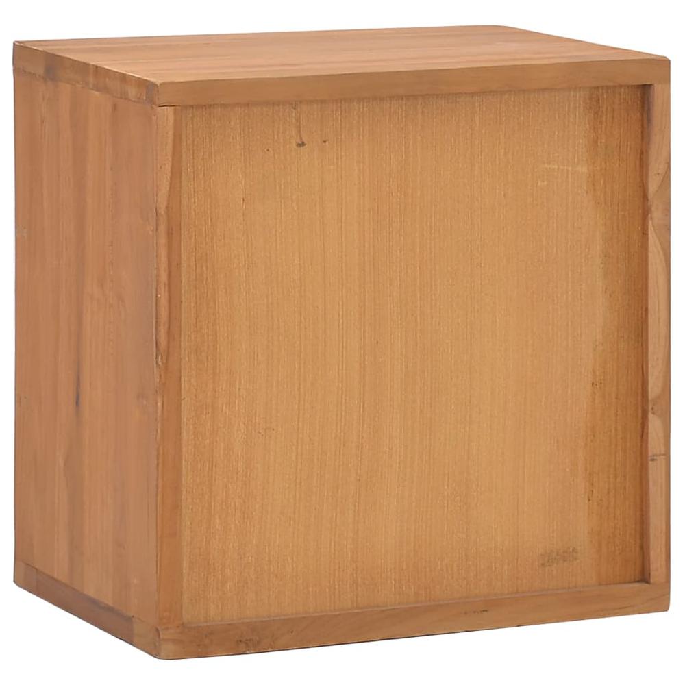 vidaXL Bedside Cabinet 15.7"x11.8"x15.7" Solid Teak Wood, 326121. Picture 5