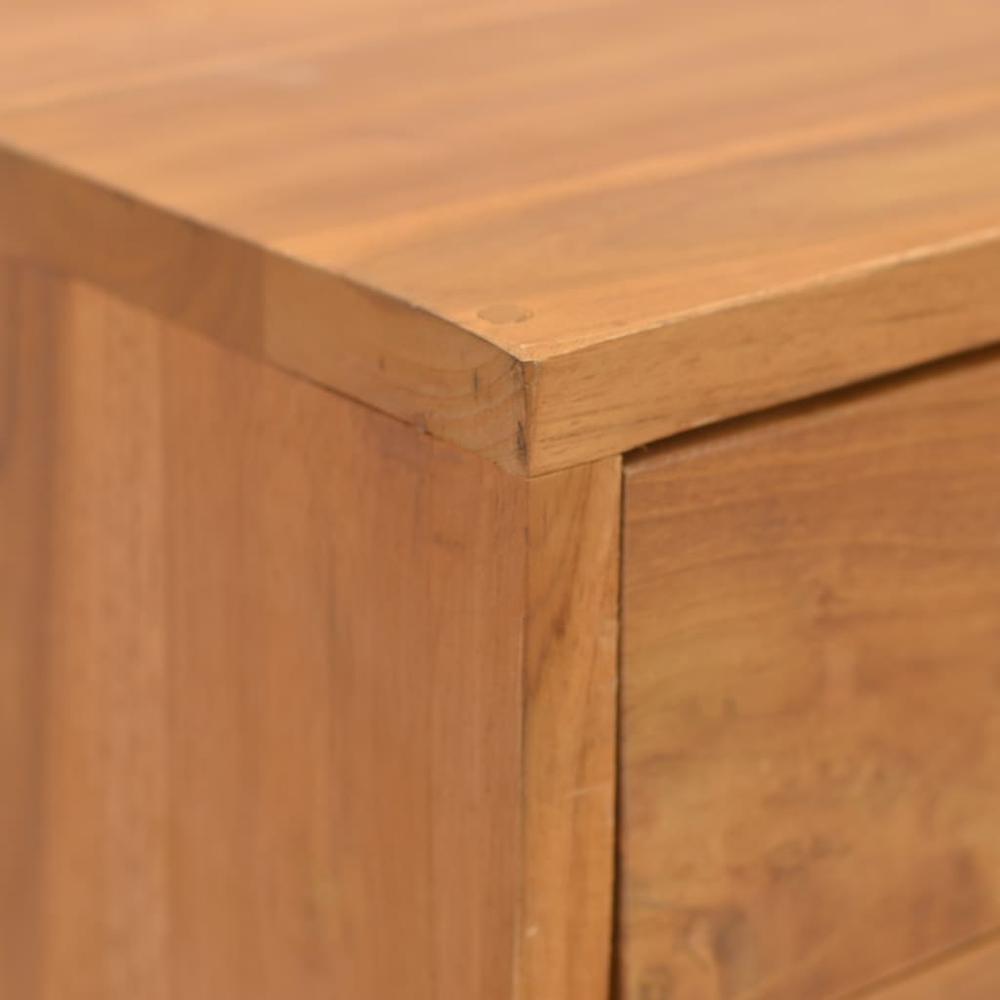 vidaXL Bedside Cabinet 15.7"x11.8"x15.7" Solid Teak Wood, 326121. Picture 7