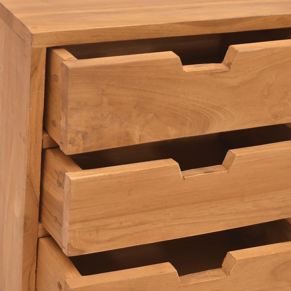 vidaXL Bedside Cabinet 15.7"x11.8"x15.7" Solid Teak Wood, 326121. Picture 8