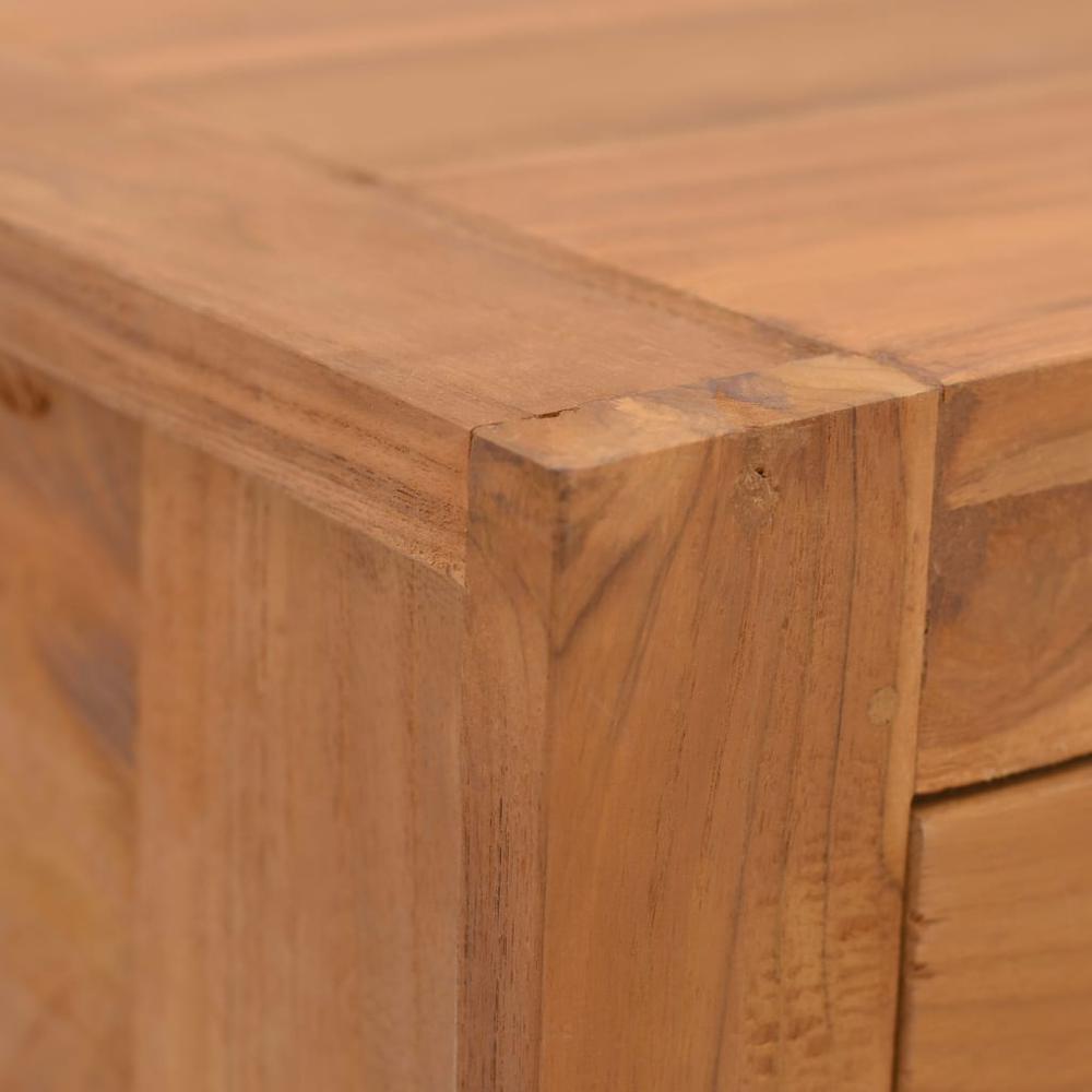 vidaXL Bedside Cabinet 19.7"x11.8"x13.8" Solid Teak Wood. Picture 7