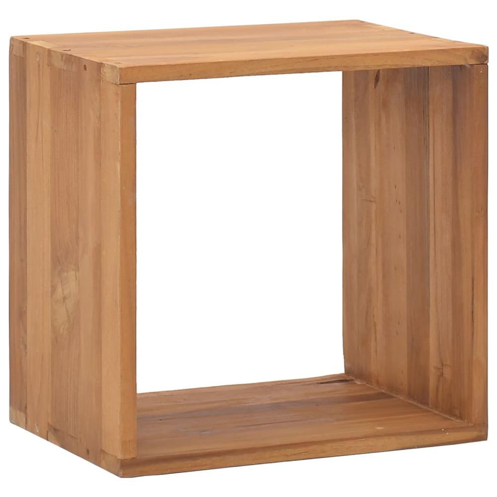 vidaXL Bedside Cabinet 15.7"x11.8"x15.7" Solid Teak Wood, 326132. Picture 5