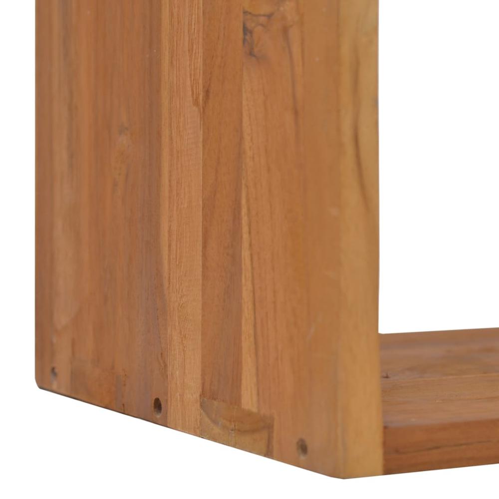 vidaXL Bedside Cabinet 15.7"x11.8"x15.7" Solid Teak Wood, 326132. Picture 7