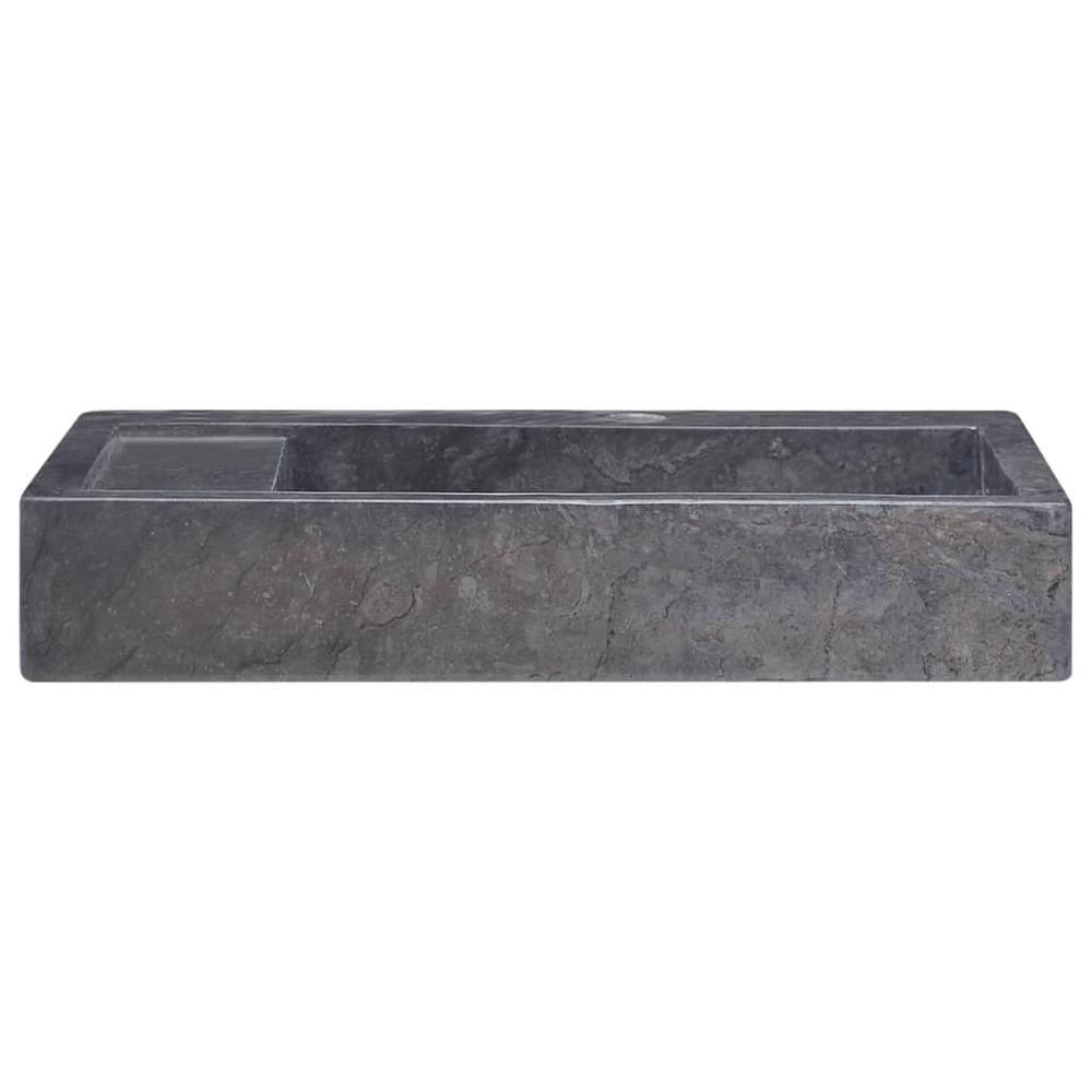 Sink Black 22.8"x15.4"x3.9" Marble. Picture 2