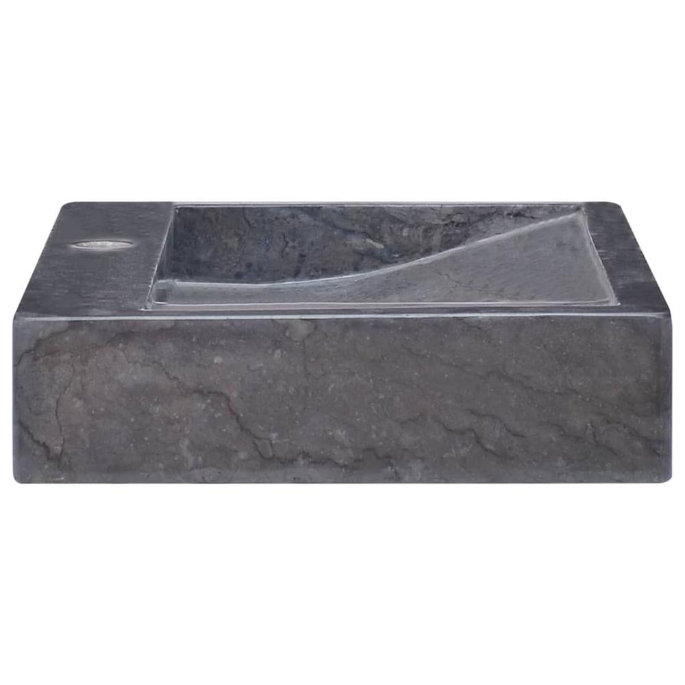 Sink Black 22.8"x15.4"x3.9" Marble. Picture 3